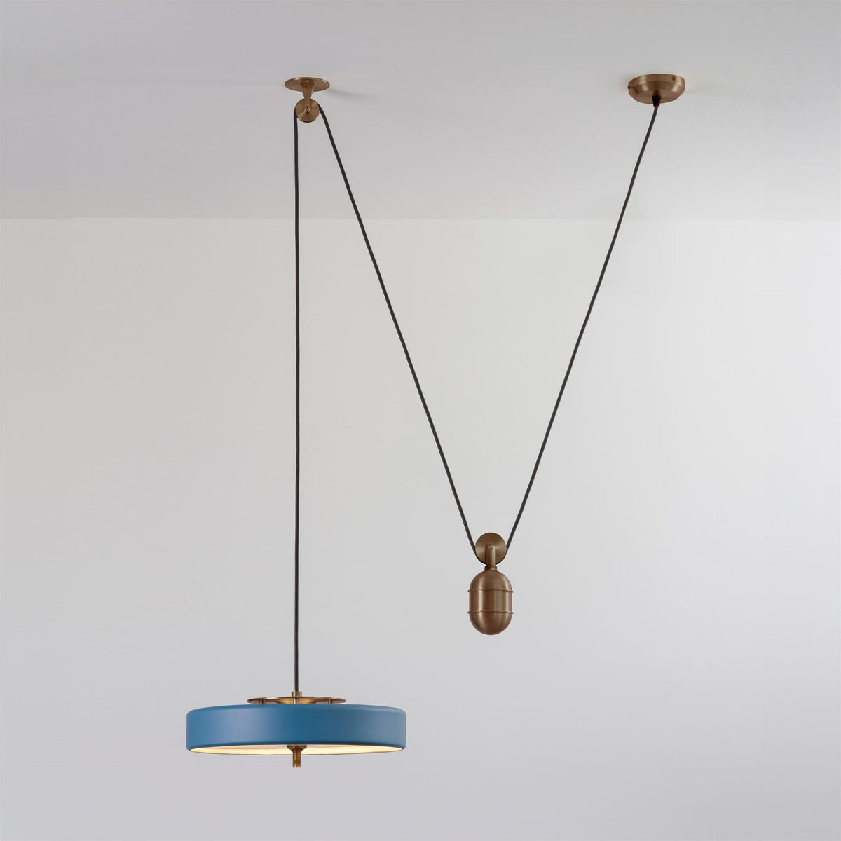 Bert Frank Revolve Rise And Fall Pendant Light