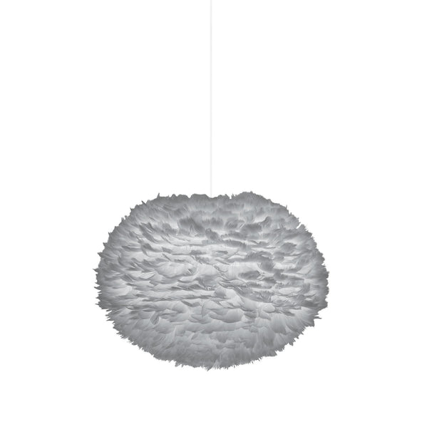 Ex-Display Umage Eos Pendant Light - Large, Light Grey, Black Cord Set