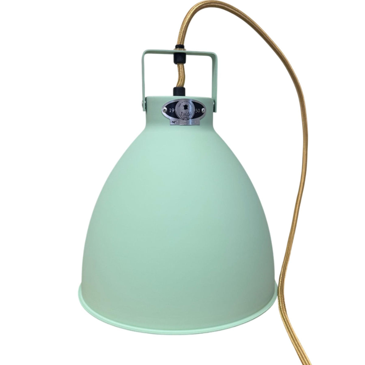Outlet Jielde Small Augustin Pendant Light - Water Green, Matt, Gold