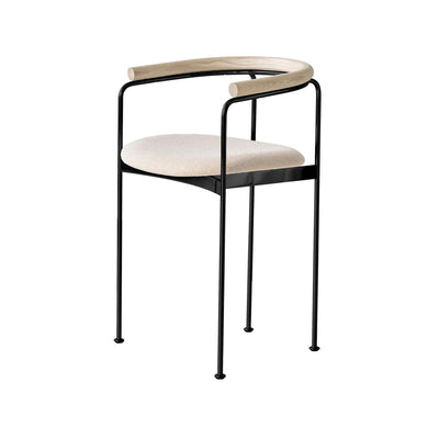 DK3 Baia Counter Stool with Wooden Back