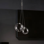 Random cluster pendant light