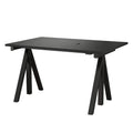 String Furniture Desk Adjustable Height Black Legs