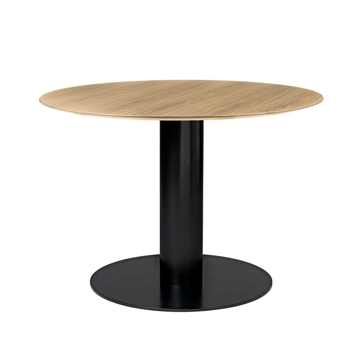 GUBI 2.0 Dining Table - Round - Black Base - 110