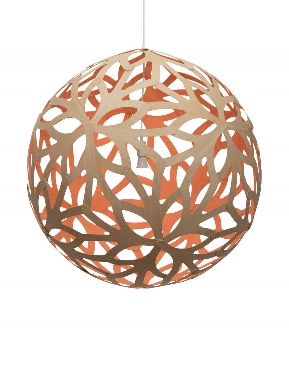 David Trubridge Floral Pendant Light Coloured - 1 Side