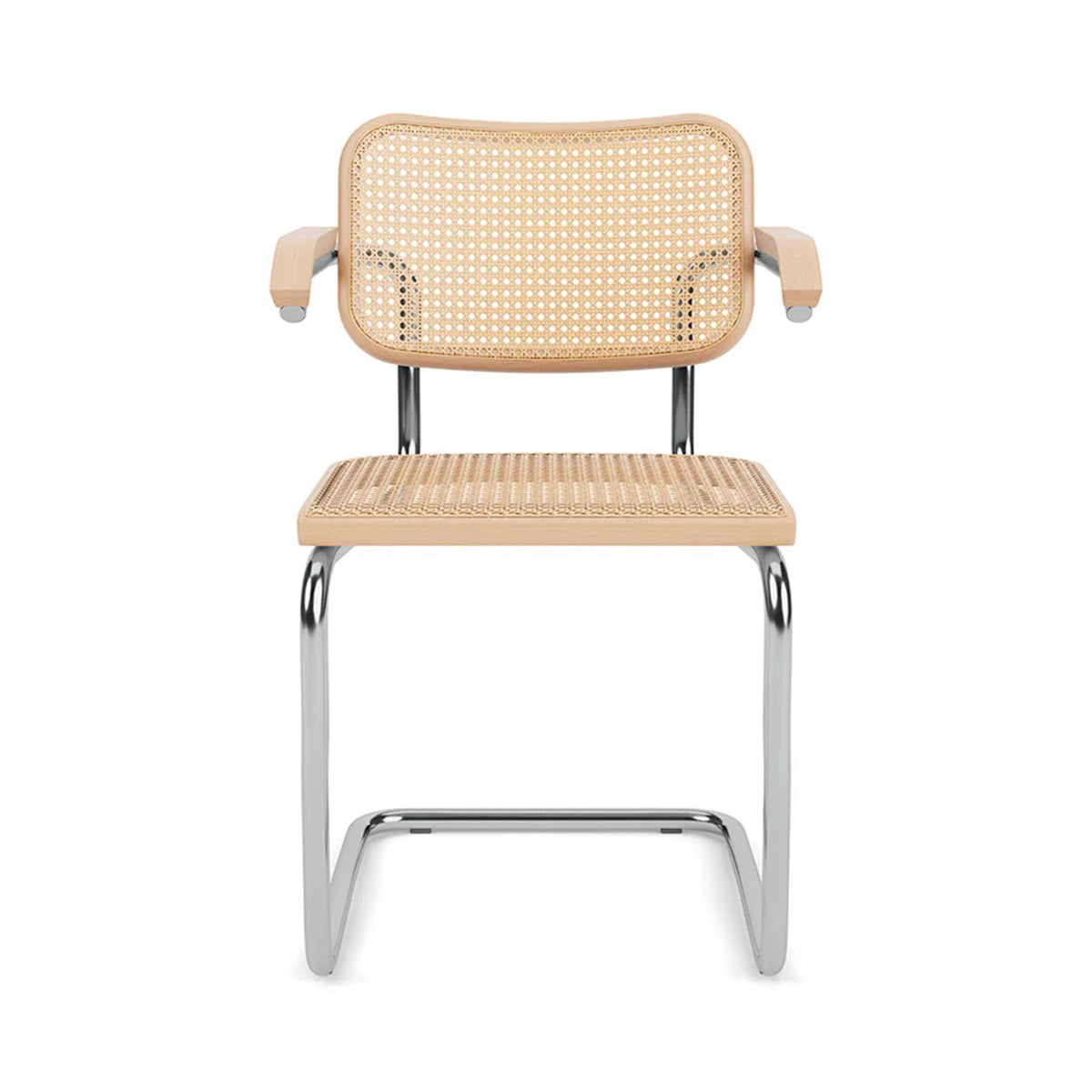 Knoll Cesca Dining Armchair Cane Seat & Back