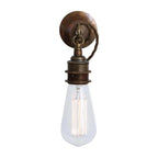 Mullan Lighting Rehau Industrial Bare Bulb Hook Wall Light