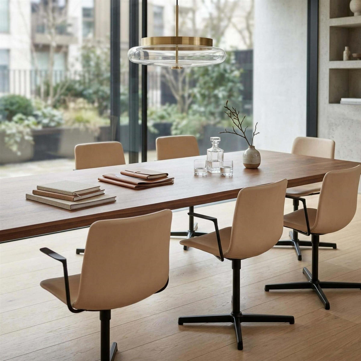 Fredericia Pato Swivel Armchair, Fully Upholstered