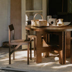 Frama Farmhouse Trestle Dining Table - Round