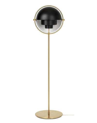 Outlet Multi-Lite floor lamp - Black/brass