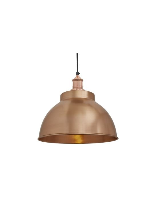 Industville Brooklyn Dome Pendant Light - Traditional Fittings