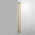 Outlet Buster + Punch Double Sided Closet Bar Handle - Brass