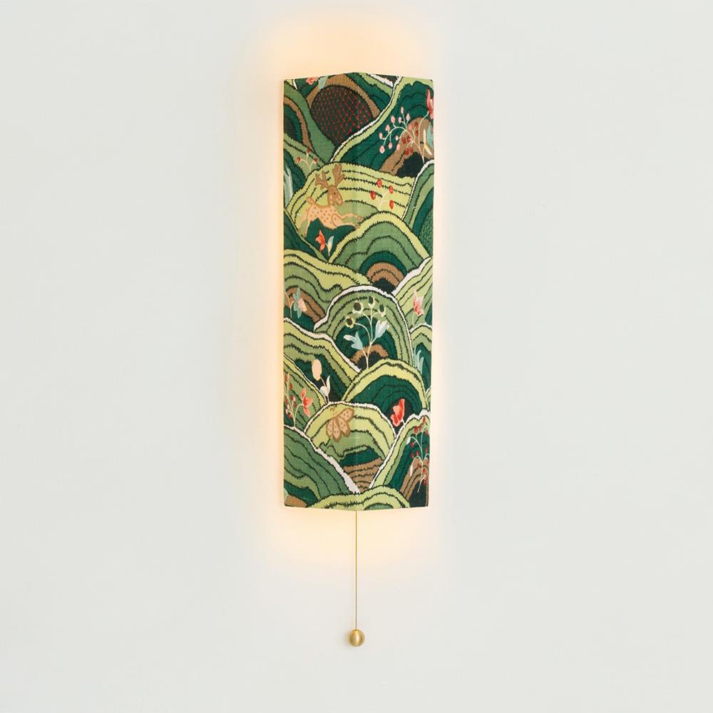 Shaded wall light