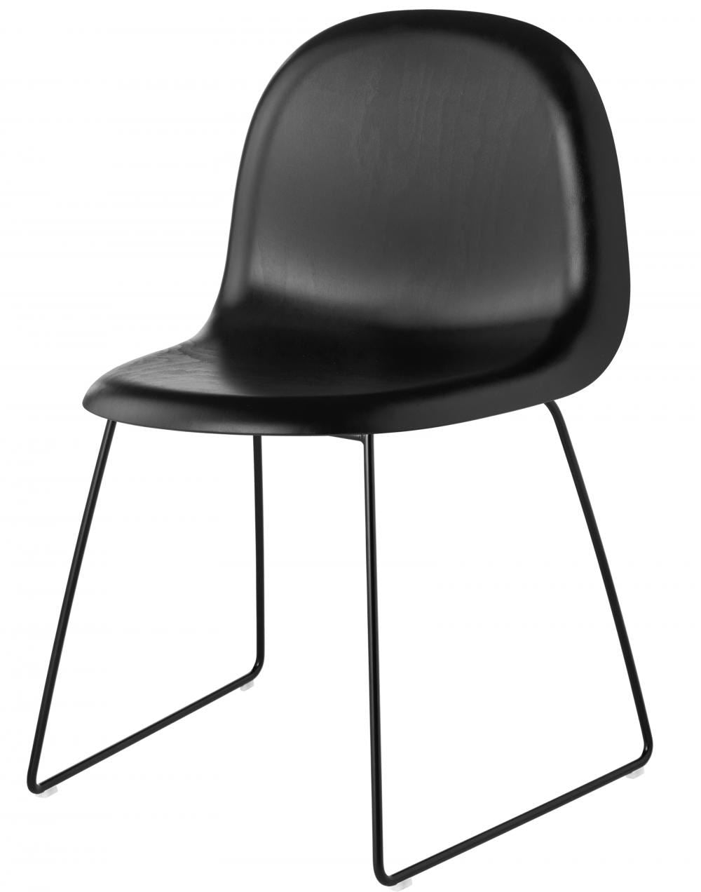 GUBI 3D Dining Chair - Sledge Base
