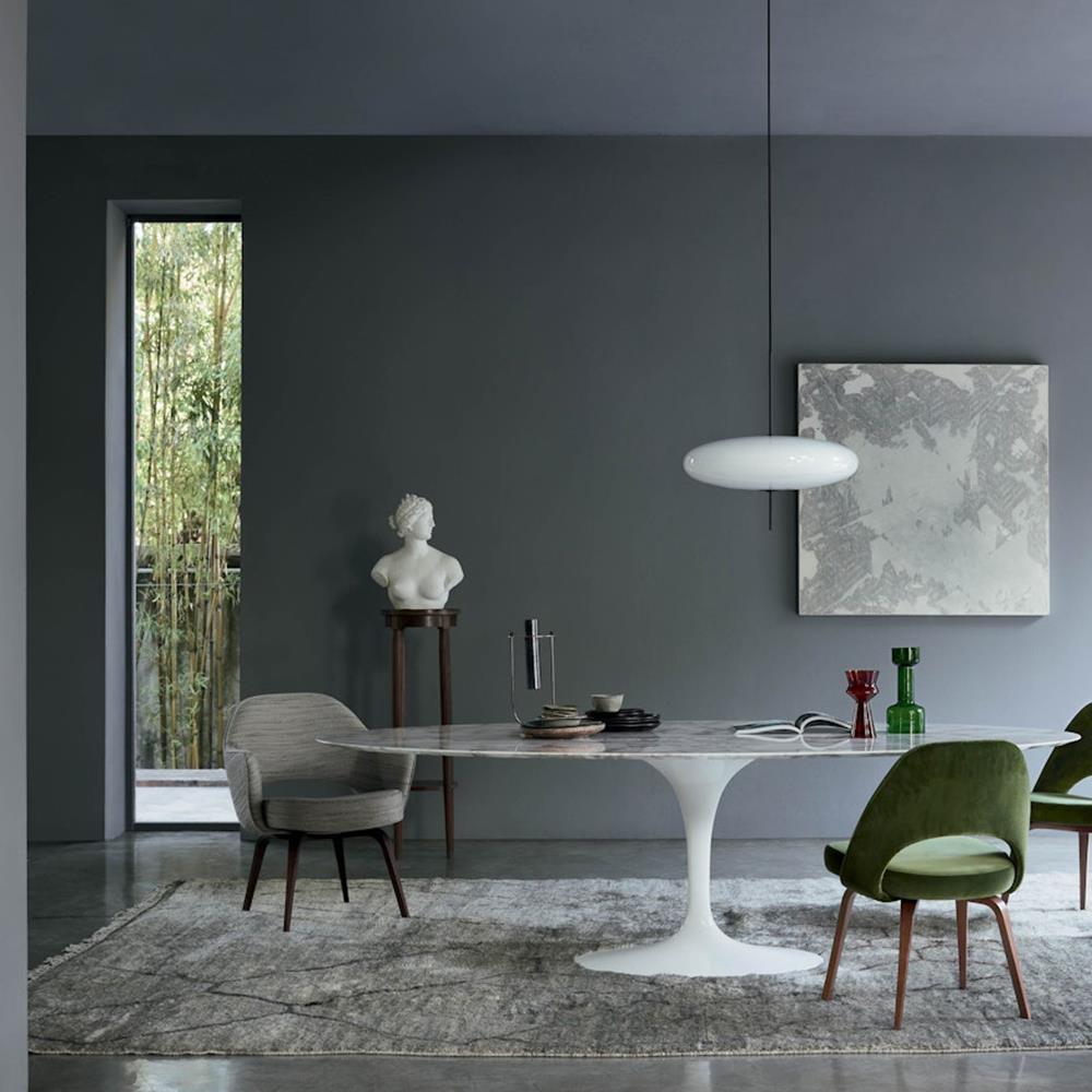 Knoll Saarinen Dining Table - Oval Marble