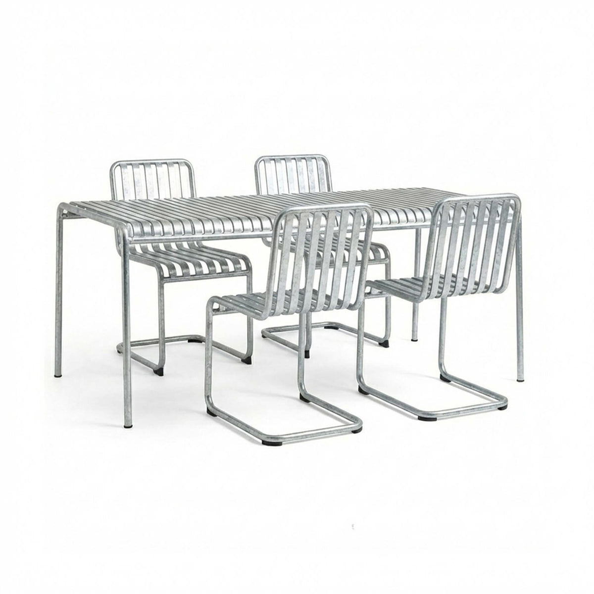 HAY Palissade Cantilever Garden Dining Set - Medium - Curated by Holloways of Ludlow