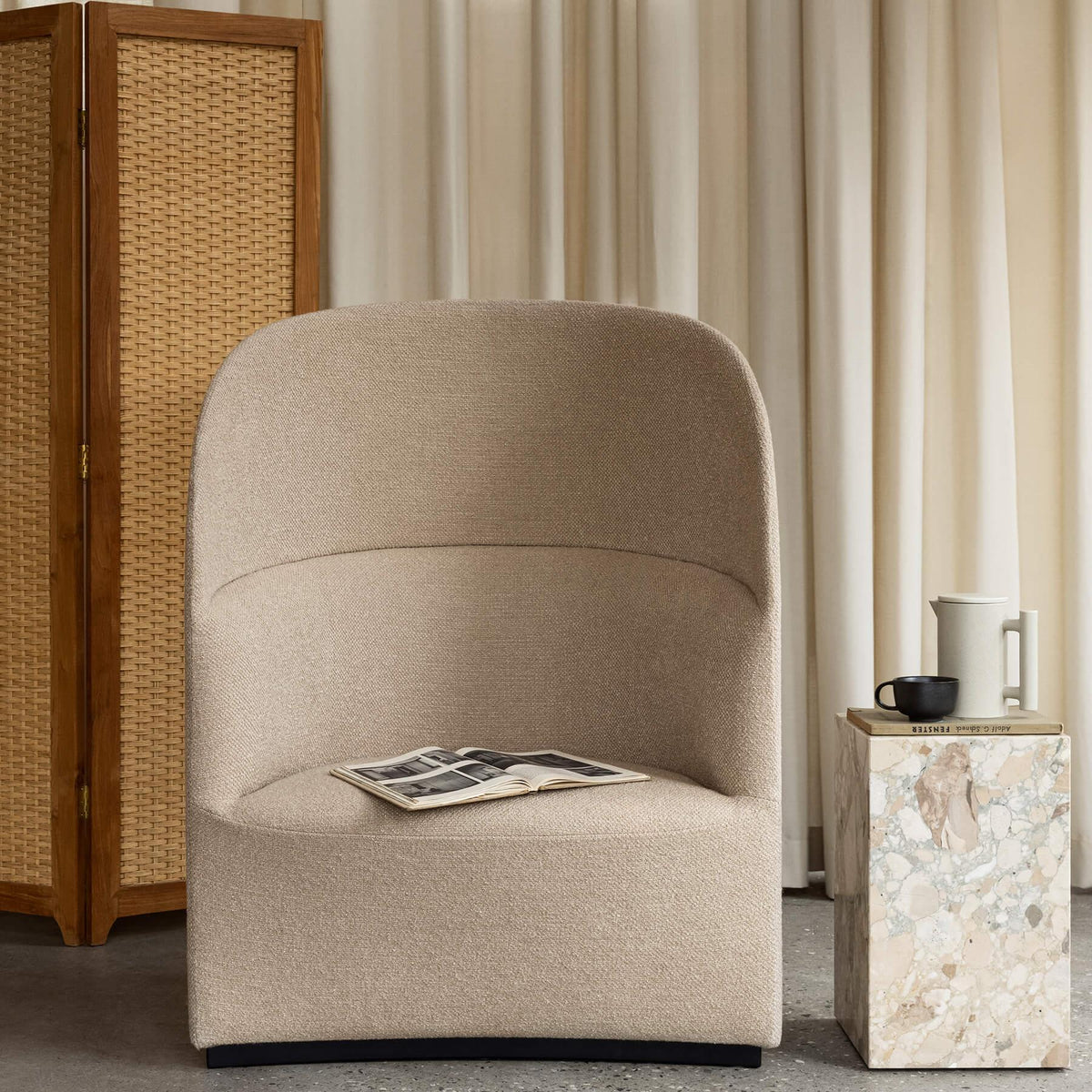 Audo Copenhagen Tearoom High Back Lounge Chair