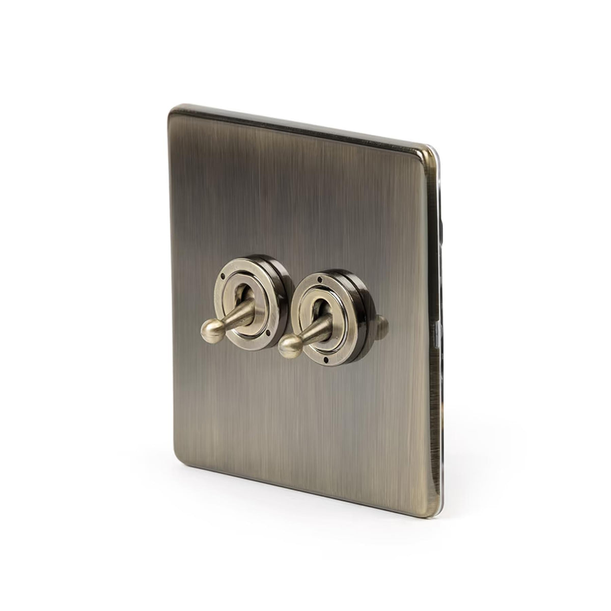 Soho Lighting Charterhouse Collection 2 Gang Intermediate Toggle Switch