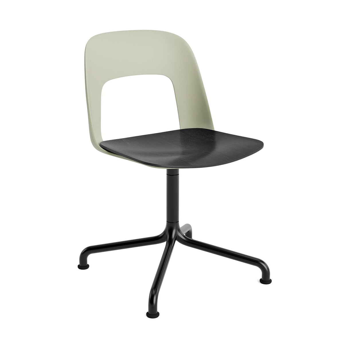 HAY Layout Chair 152 with 4 Star Swivel Arc Base