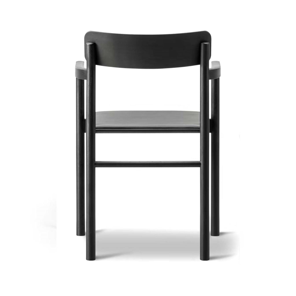 Fredericia Post Armchair with Upholstered Seat