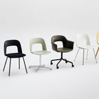 HAY Layout Chair 132 with 4 Star Swivel Base