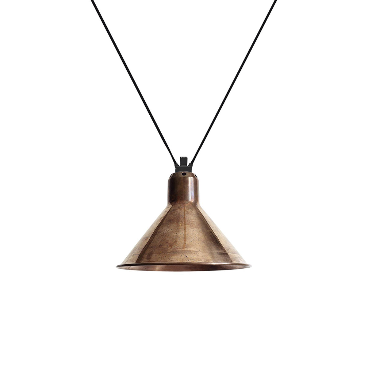 DCW Editions Les Acrobates De Gras Pendant 322 with Conical Shade