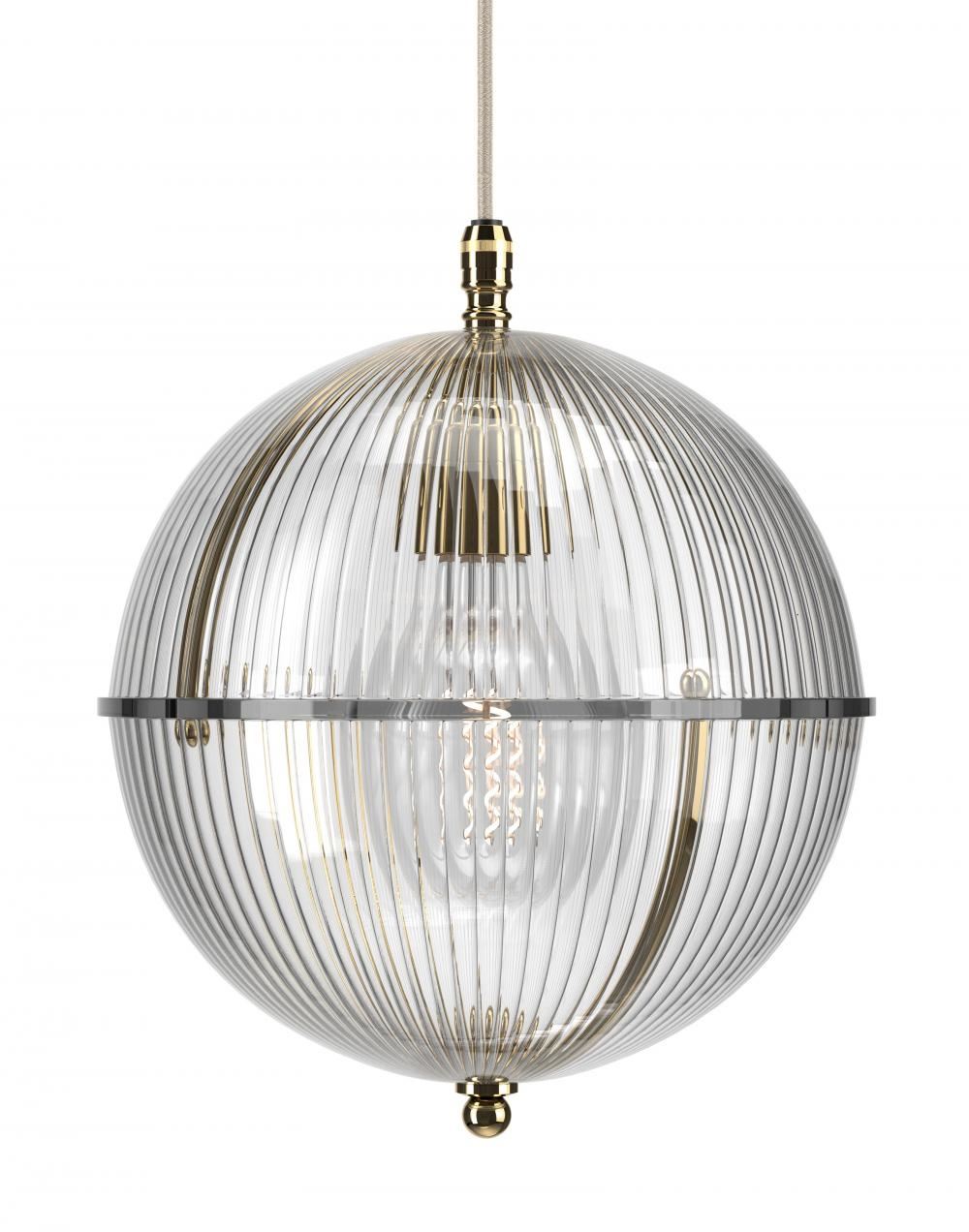 Fritz Fryer Grafton Globe Pendant Light