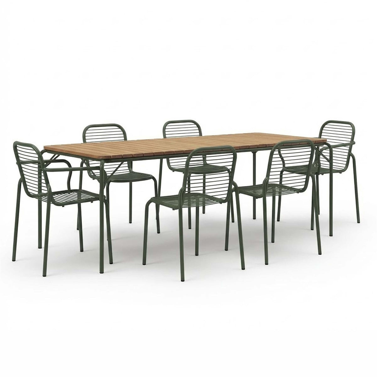 Normann Copenhagen Vig Garden Dining Set - Large - Curated by Holloways of Ludlow