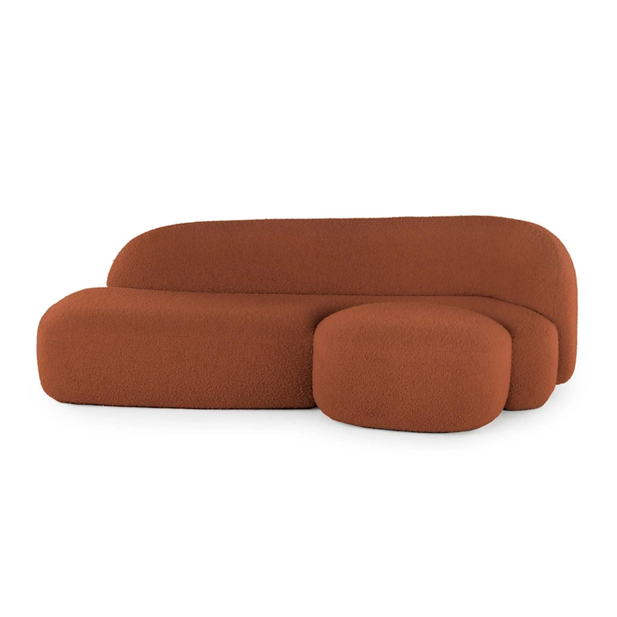 Kartell Aaland 3+ Seater Sofa Tissue Gorgone