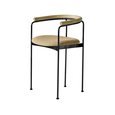 DK3 Baia Counter Stool with Wooden Back
