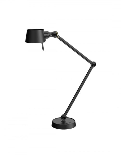 Outlet Bolt Desk Lamp - Double Arm - Smokey Black