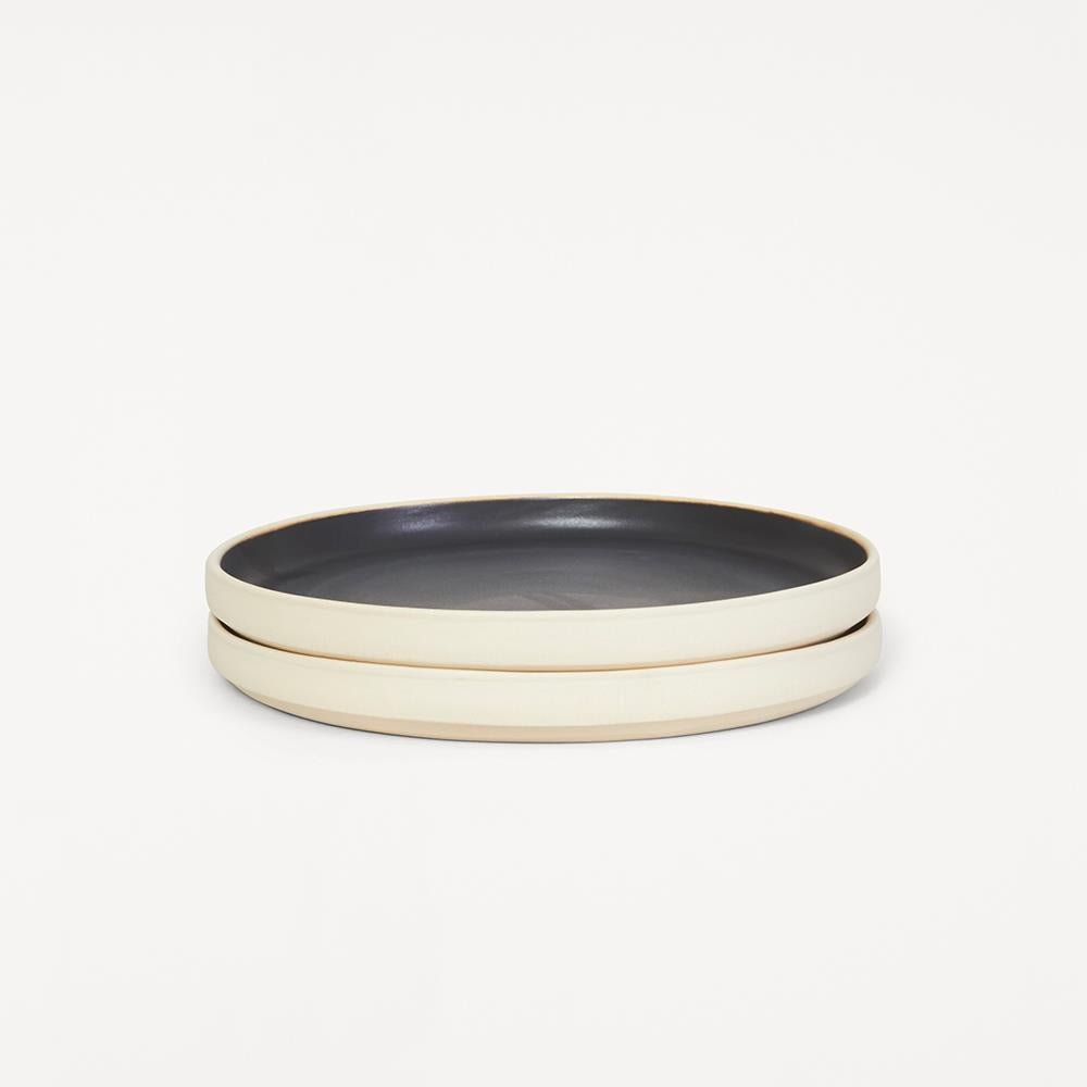 Frama Otto Plate Black, Set of Two