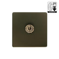 Soho Lighting Eton Collection Bronze 20A 1 Gang Dimming Toggle Switch
