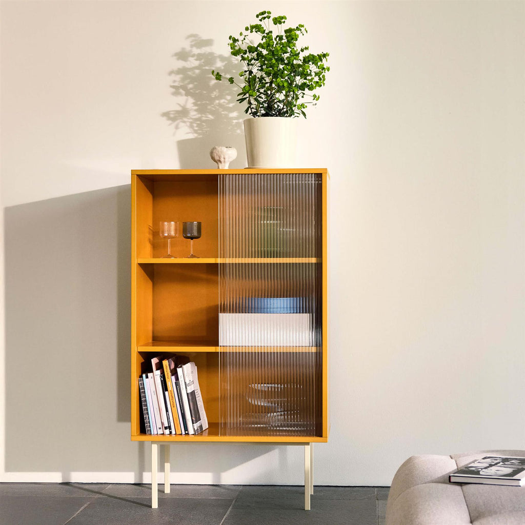 HAY Colour Tall Cabinet with Glass Doors