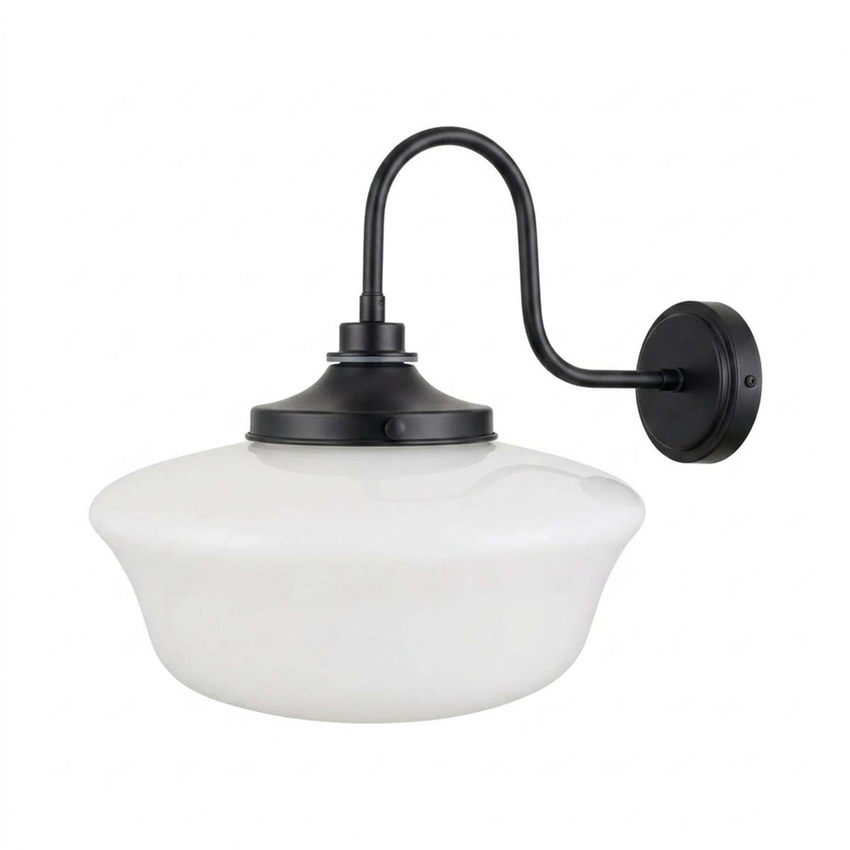 Mullan Lighting Anath Schoolhouse Swan Neck Wall Light
