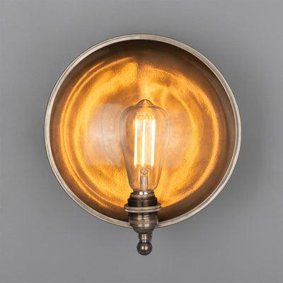 Mullan Lighting Chulainn Industrial Dish Wall Light