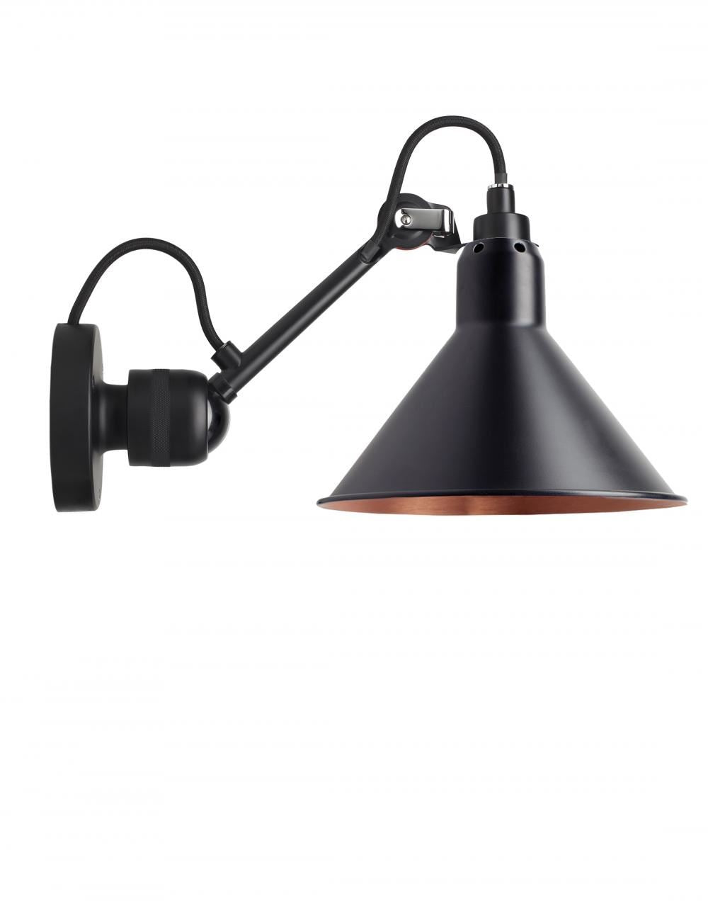 DCW Editions Lampe Gras 304 Small Wall Light - Black Arm