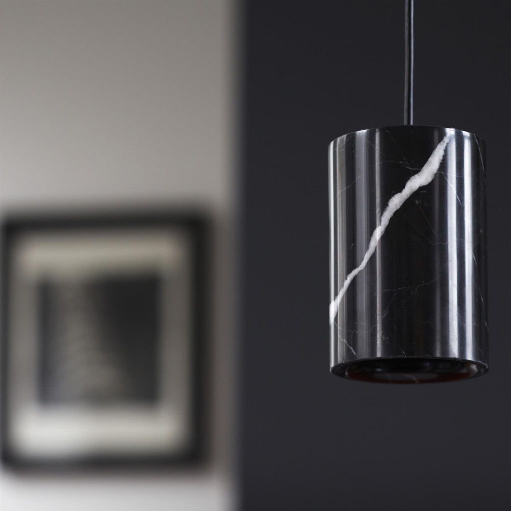 Terence Woodgate Solid Pendant Light, Cylinder