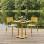 TIPTOE Outdoor Bistro Set with Square Table - Curated by Holloways of Ludlow