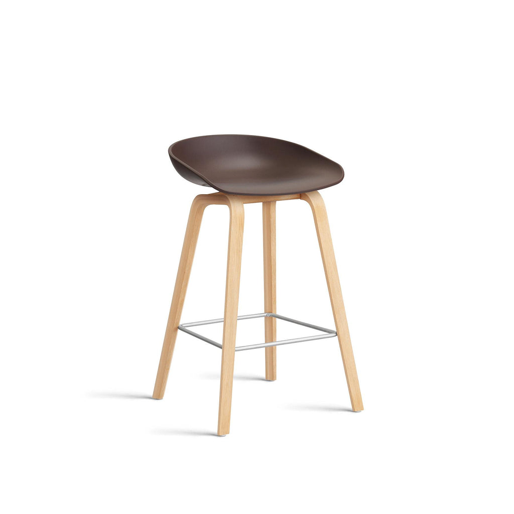 HAY About a Stool 32 Felt Gliders Breakfast Bar Stool