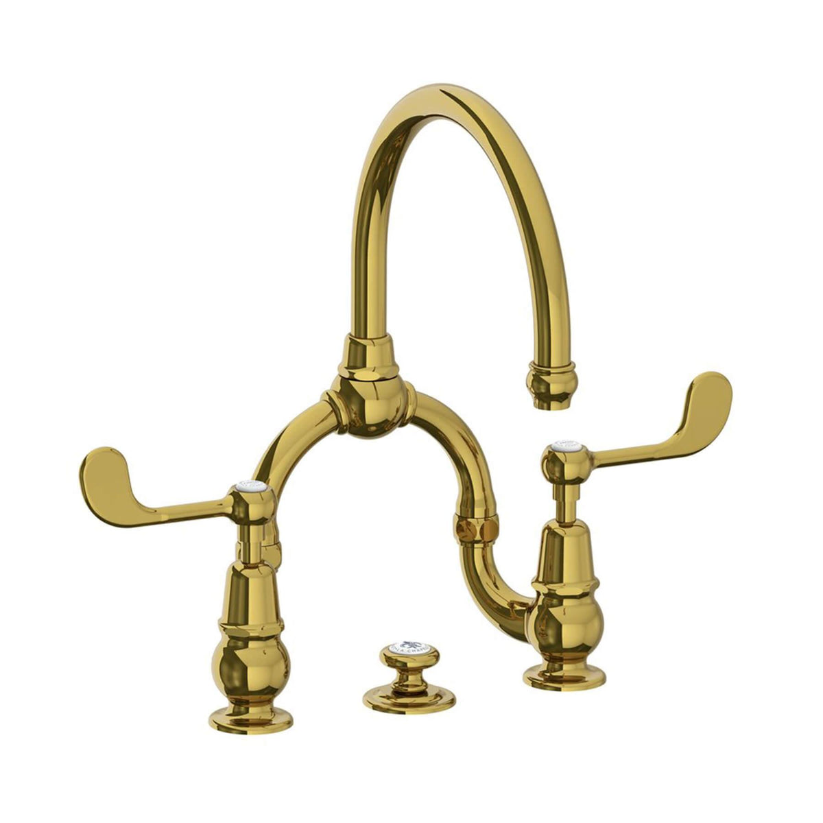 Lefroy Brooks La Chapelle Lever Basin Bridge Mixer FL9000