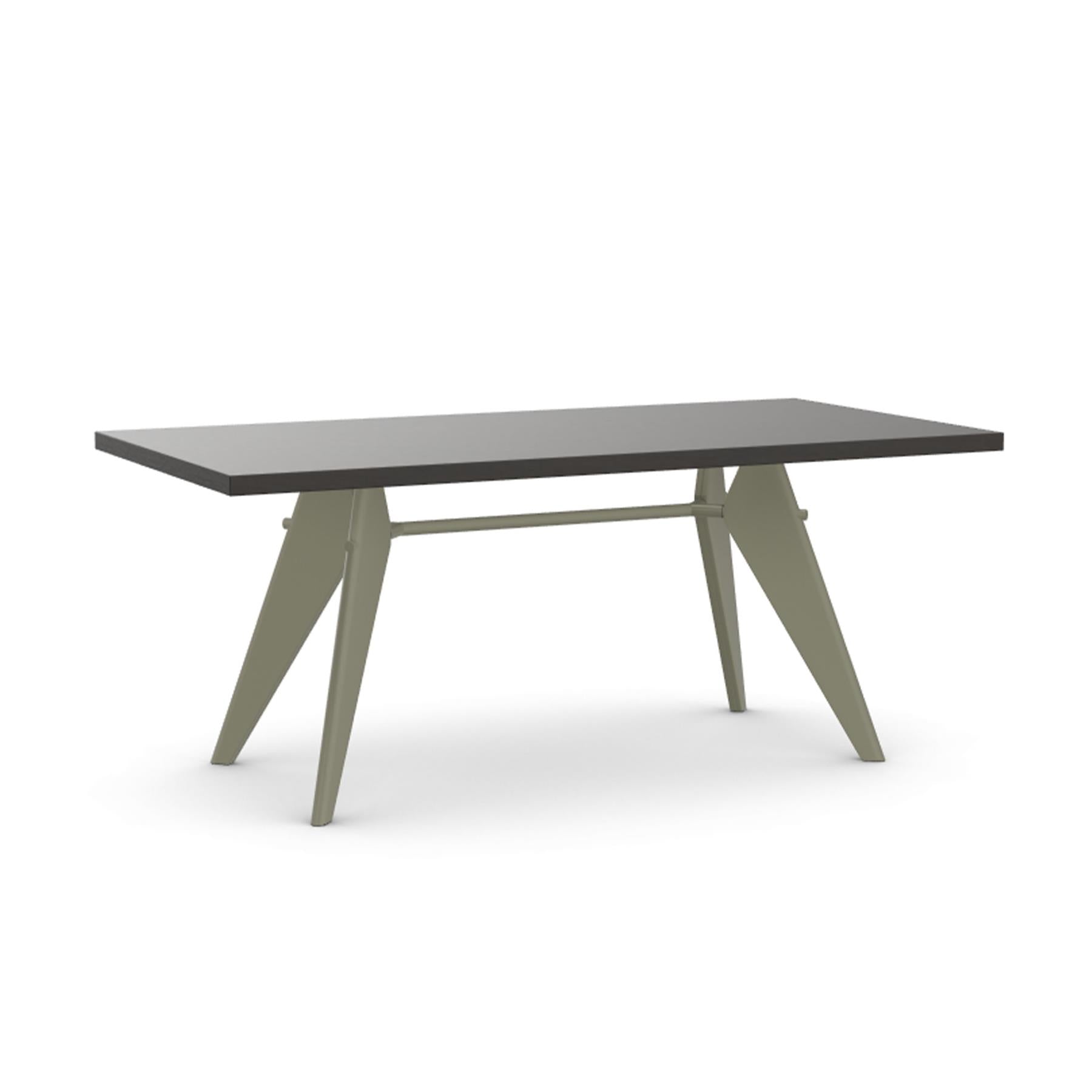 Vitra EM Dining Table with Solid Oak Top