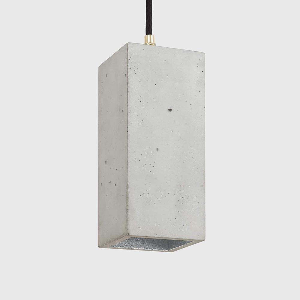 Concrete drop pendant