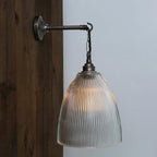 Mullan Lighting Fend Vintage Prismatic Glass Wall Light