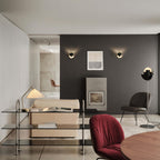 GUBI Grashoppa Lamp with Fabric Shade