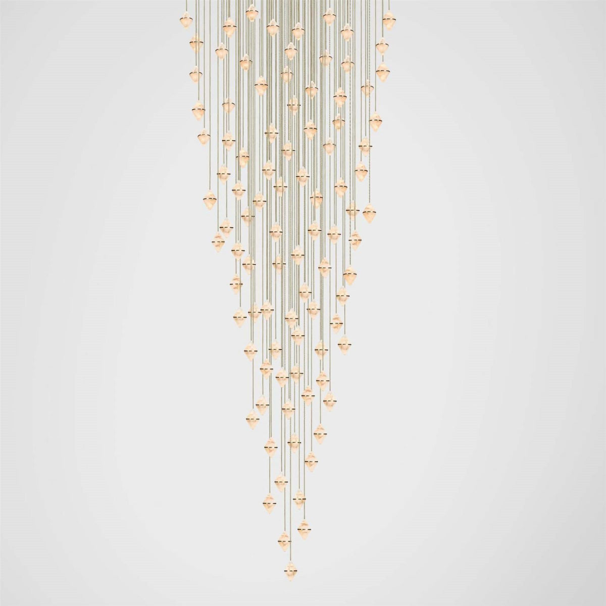 Marc Wood Gem Conical Cluster Pendant Light
