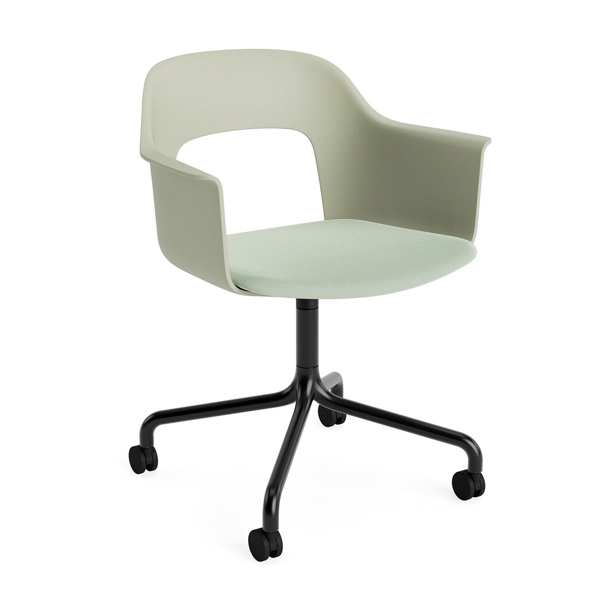 HAY Layout Armchair 263 with 4 Star Swivel Wheel Base
