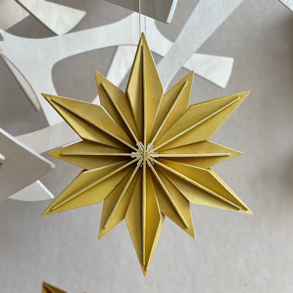 Lovi Wooden Decor Star Decoration