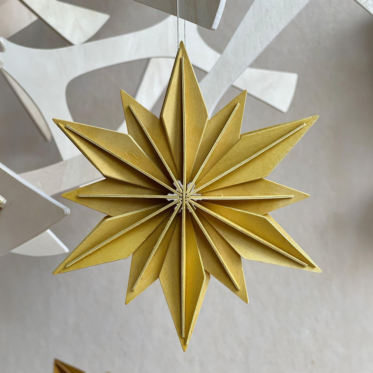 Lovi Wooden Decor Star Decoration