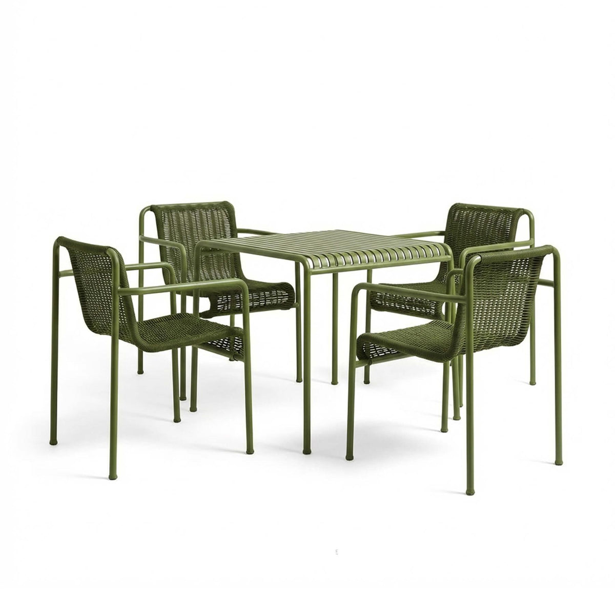 HAY Palissade Cord Garden Dining Set - Small - Curated by Holloways of Ludlow