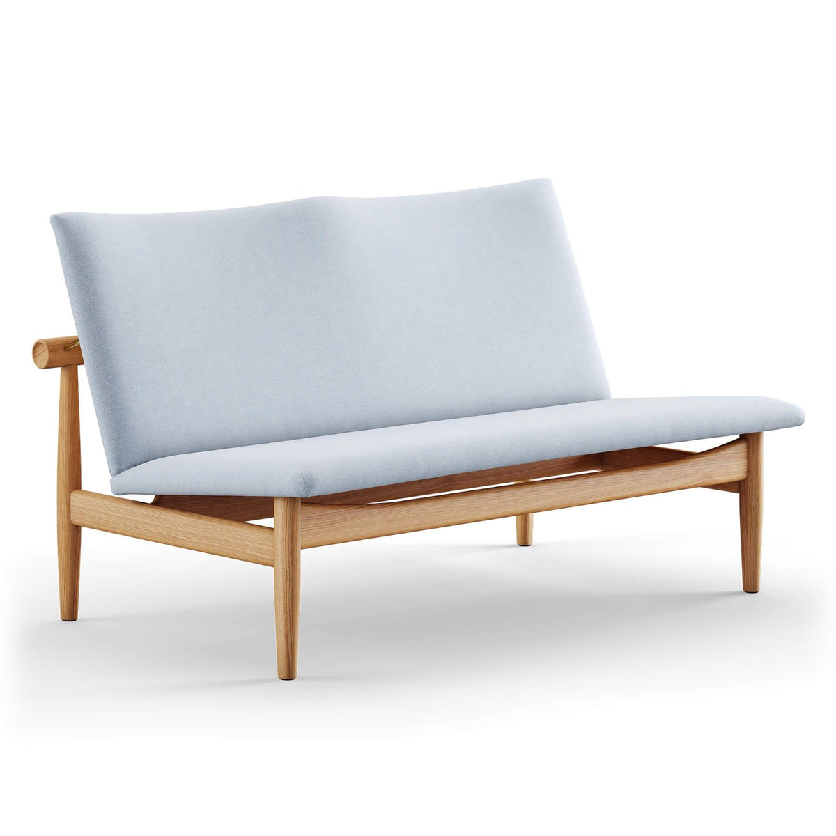 Finn Juhl The Japan 2 Seater Sofa in Dark Oiled Oak